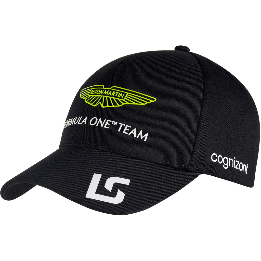 Aston Martin Cognizant F1 2023 Lance Stroll Team Hat- Green/Black Hats Black