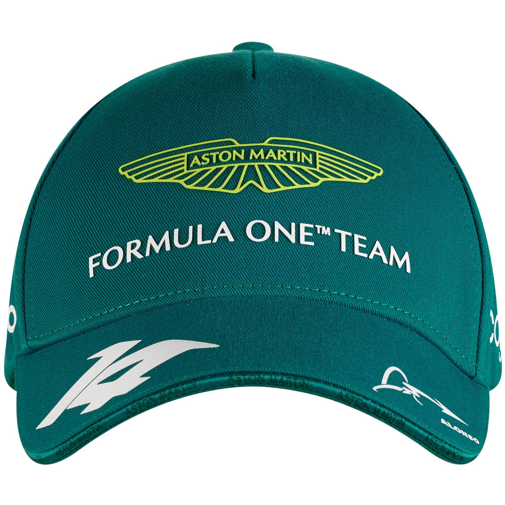Aston Martin Cognizant F1 2023 Fernando Alonso Team Hat- Lime/Green Hats Dark Slate Gray