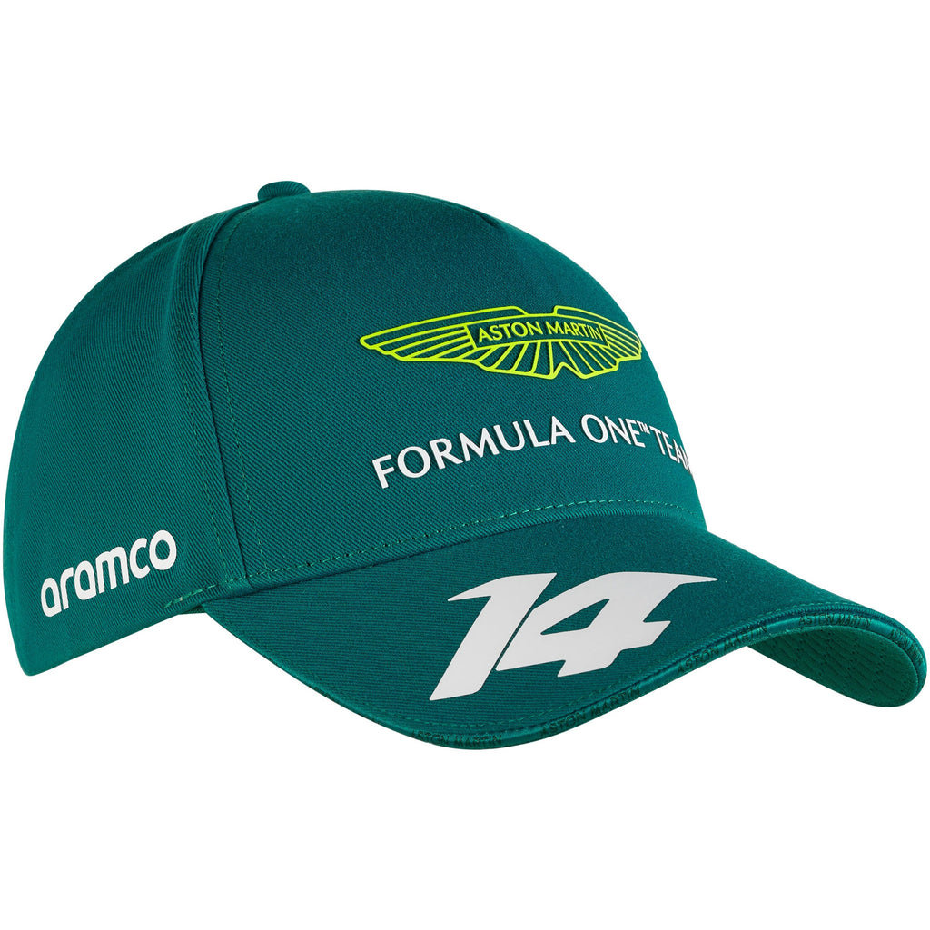 Aston Martin Cognizant F1 2023 Fernando Alonso Team Hat- Lime/Green Hats Dark Slate Gray