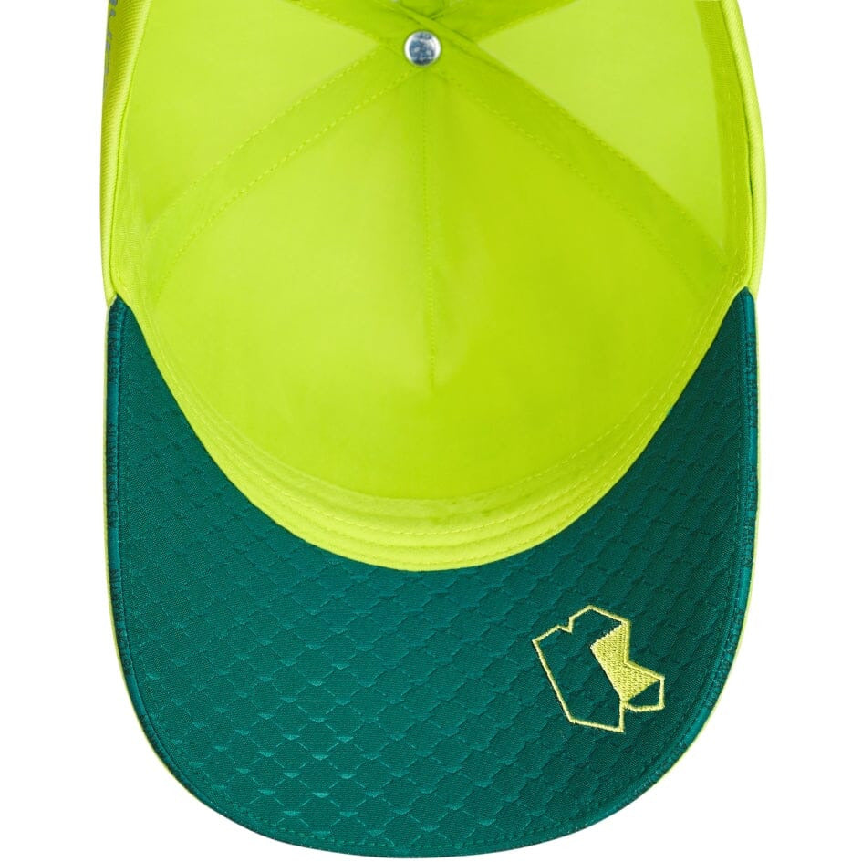 Aston Martin Cognizant F1 2023 Fernando Alonso Team Hat- Lime/Green Hats Dark Slate Gray
