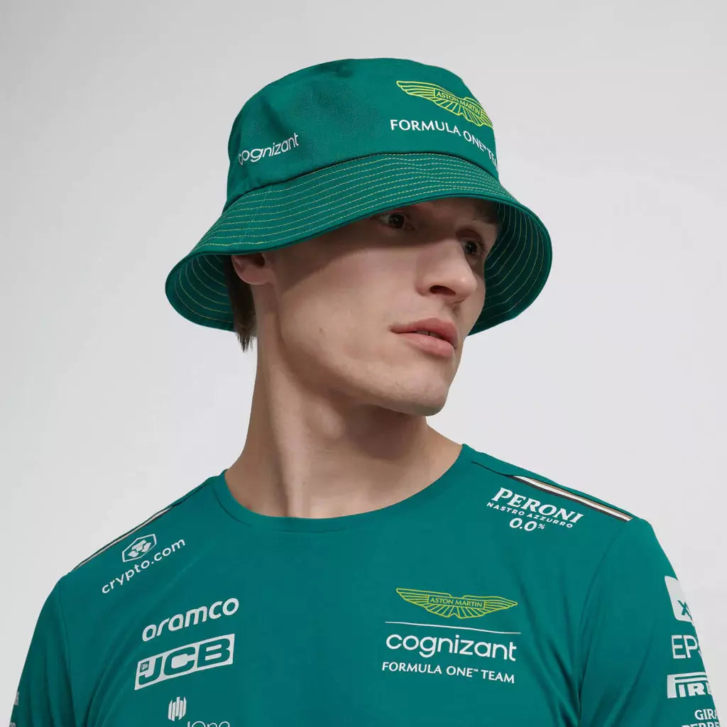 Aston Martin Cognizant F1 2023 Team Bucket Hat- Green Hats Aston Martin F1 