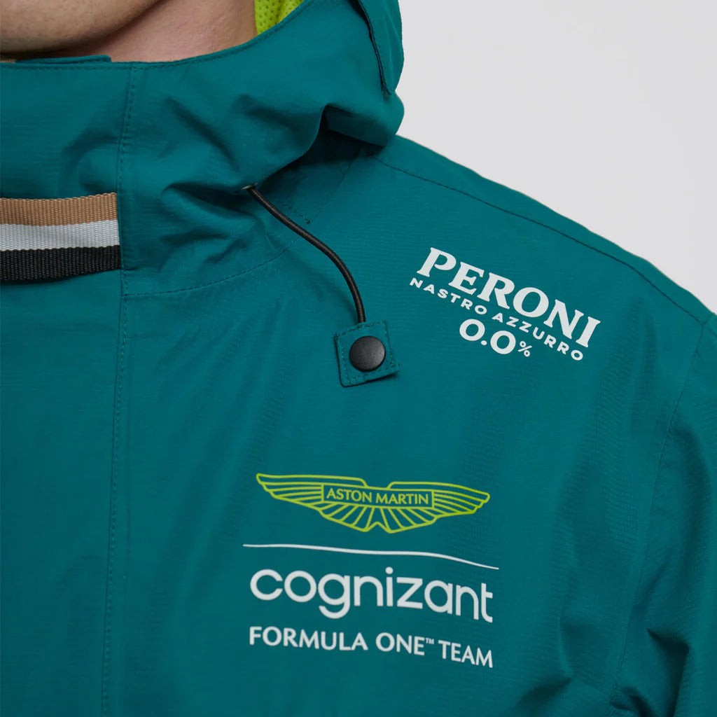 Aston Martin Cognizant F1 2023 Men's Team Jacket- Green Jackets Aston Martin F1 