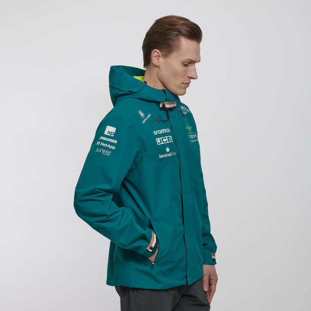 Aston Martin Cognizant F1 2023 Men's Team Jacket- Green Jackets Aston Martin F1 