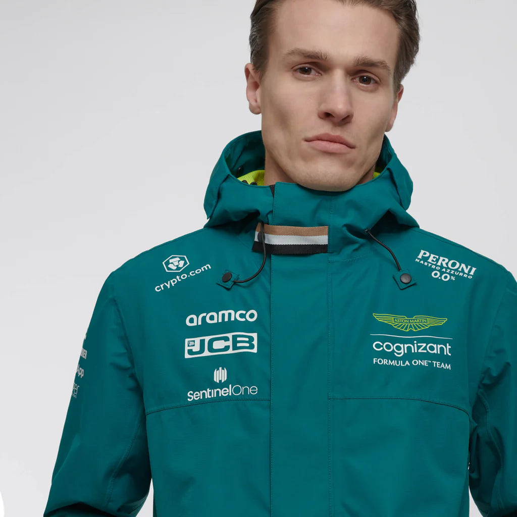 Aston Martin Cognizant F1 2023 Men's Team Jacket- Green Jackets Aston Martin F1 