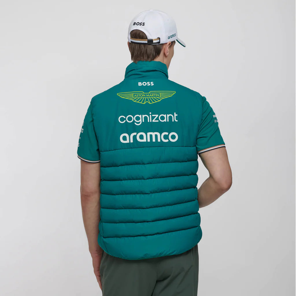 Aston Martin Cognizant F1 2023 Men's Team Vest- Green Vest Aston Martin F1 