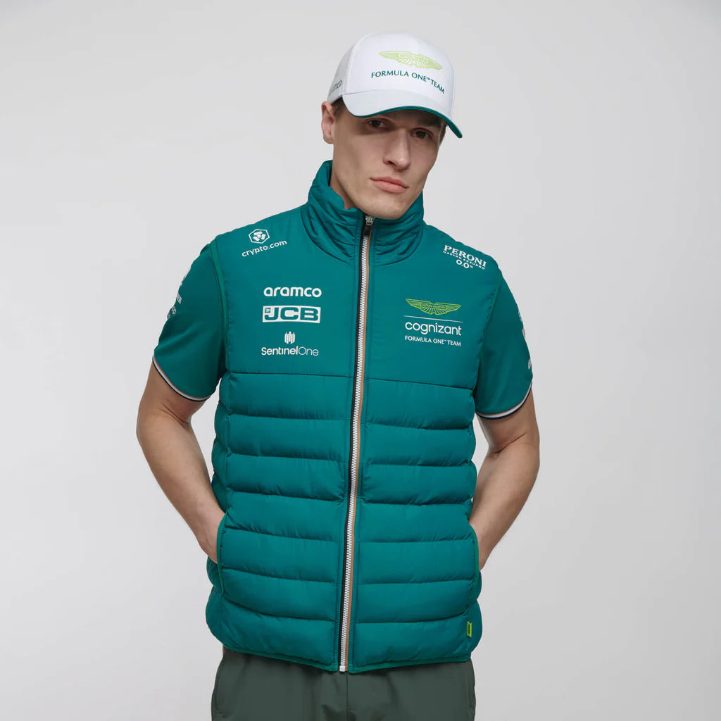 Aston Martin Cognizant F1 2023 Men's Team Vest- Green Vest Aston Martin F1 