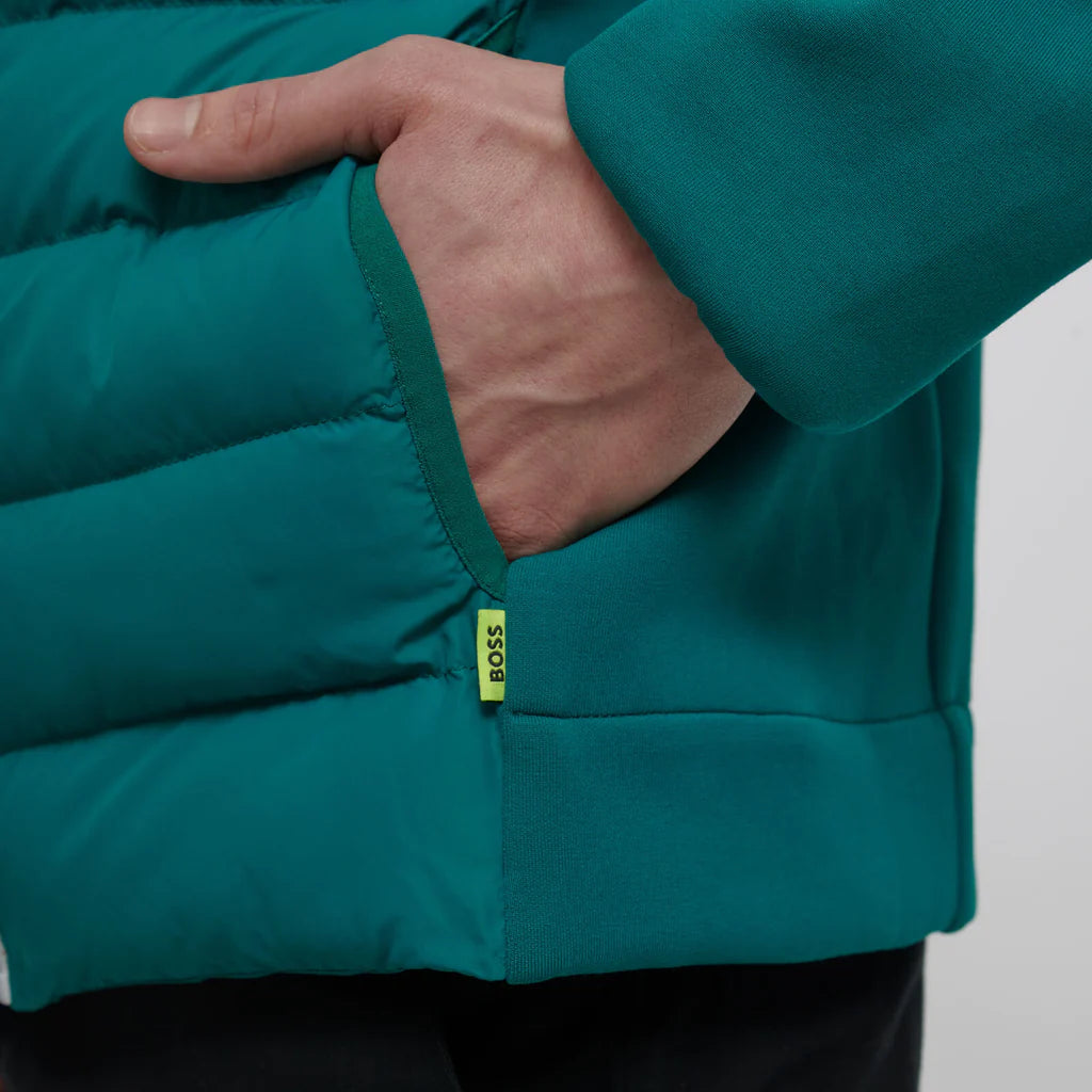 Aston Martin Cognizant F1 2023 Men's Team Hybrid Jacket- Green Jackets Aston Martin F1 