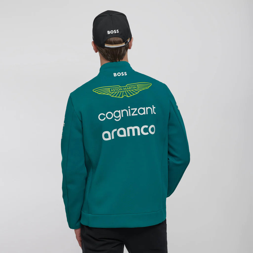Aston Martin Cognizant F1 2023 Men's Team Hybrid Jacket- Green Jackets Aston Martin F1 