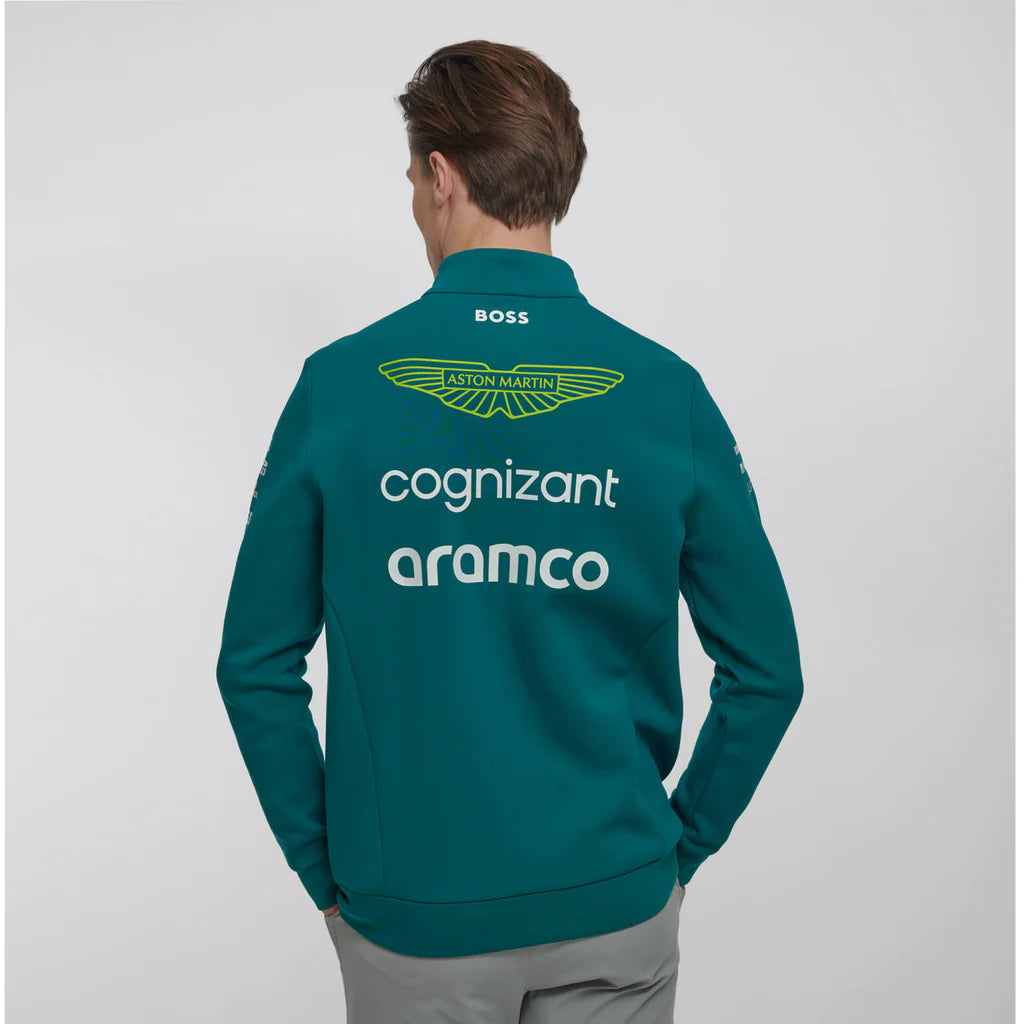 Aston Martin Cognizant F1 2023 Men's Team Mid Layer - Green Sweatshirt Aston Martin F1 