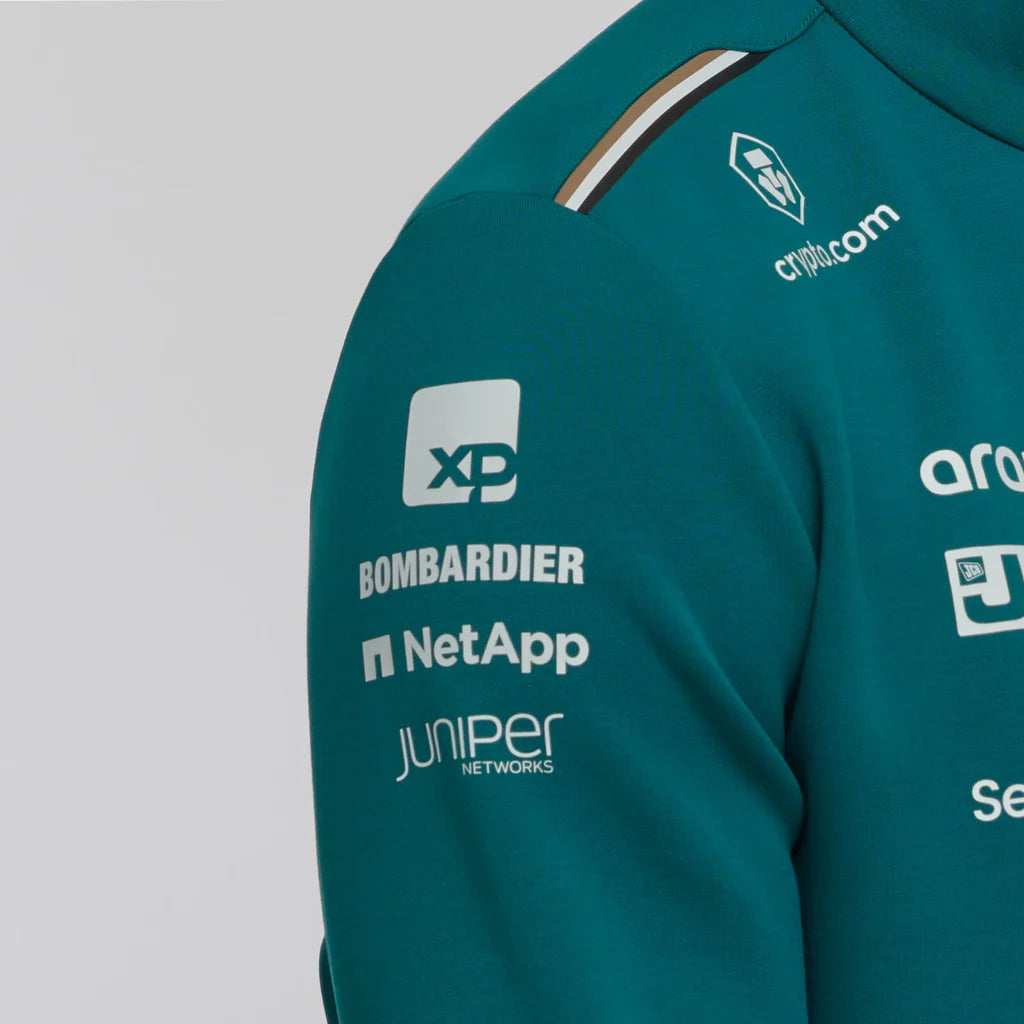 Aston Martin Cognizant F1 2023 Men's Team Mid Layer - Green Sweatshirt Aston Martin F1 