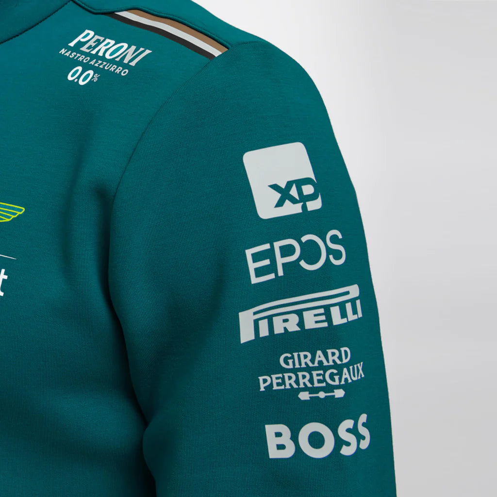 Aston Martin Cognizant F1 2023 Men's Team Mid Layer - Green Sweatshirt Aston Martin F1 