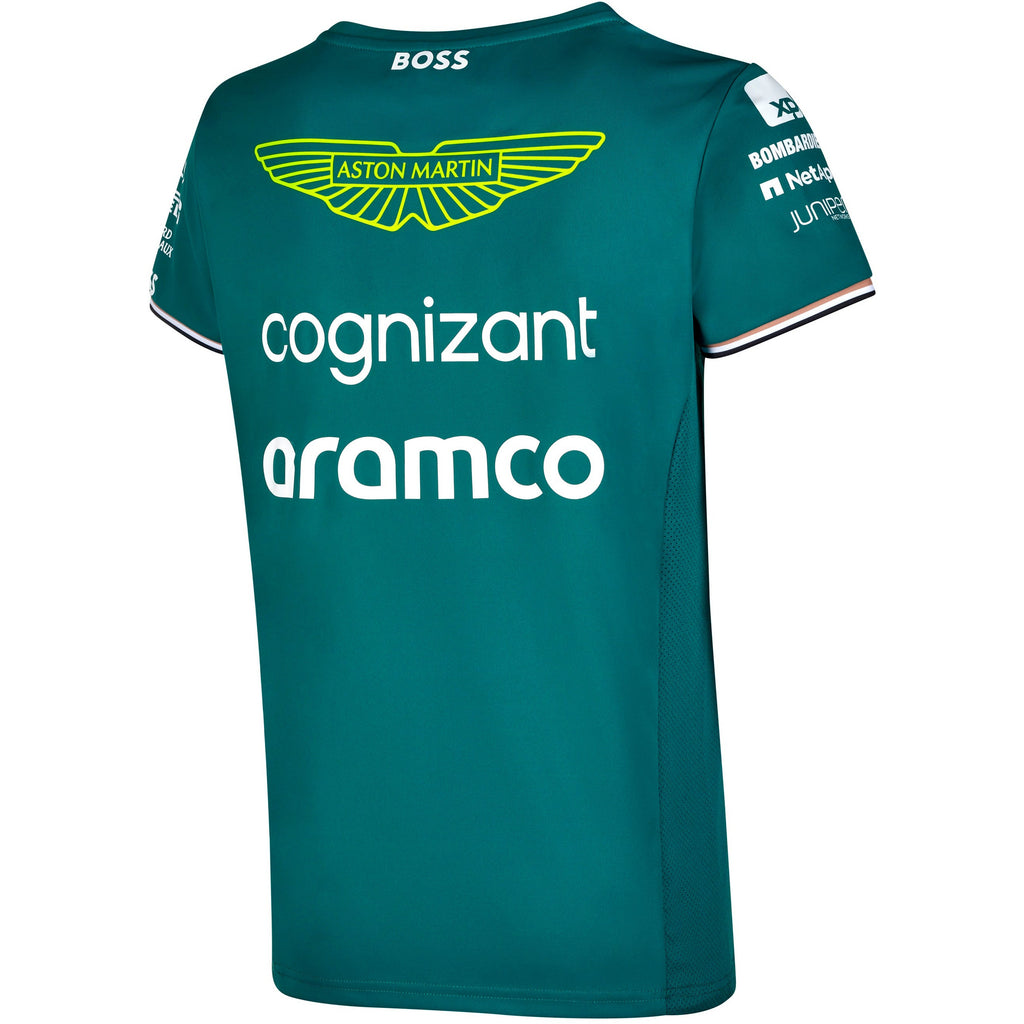 Aston Martin Cognizant F1 2023 Women's Team T-Shirt- Green T-shirts Dark Slate Gray