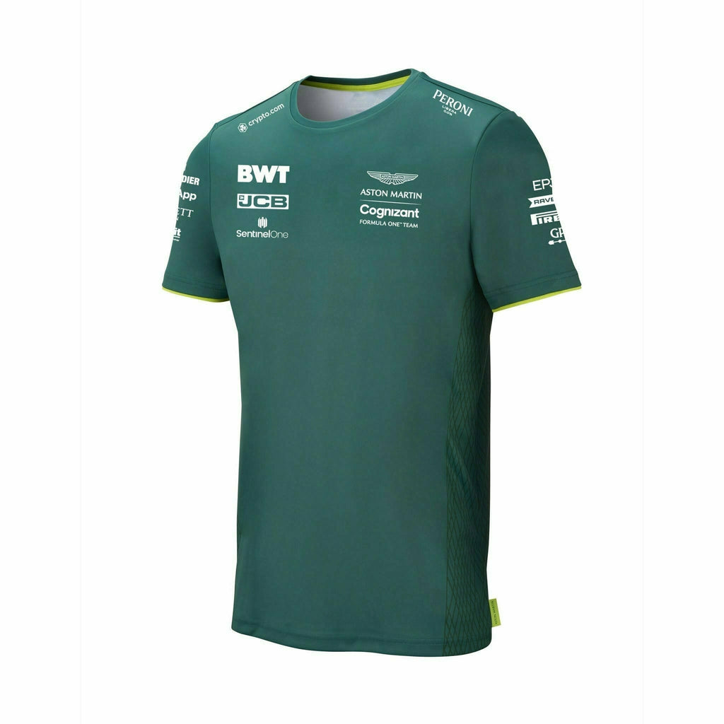 Aston Martin Cognizant F1 2021 Men's Team T-Shirt - Green T-shirts Dark Slate Gray