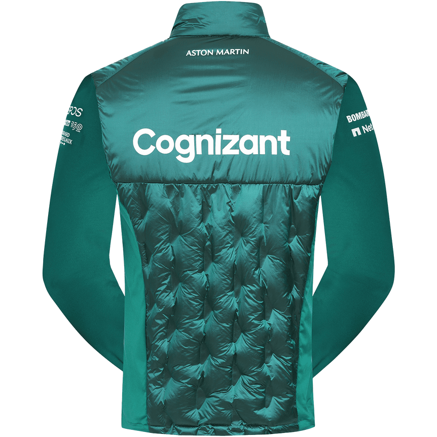 Aston Martin Cognizant F1 2022 Men's Team Hybrid Jacket- Green Jackets Dark Slate Gray