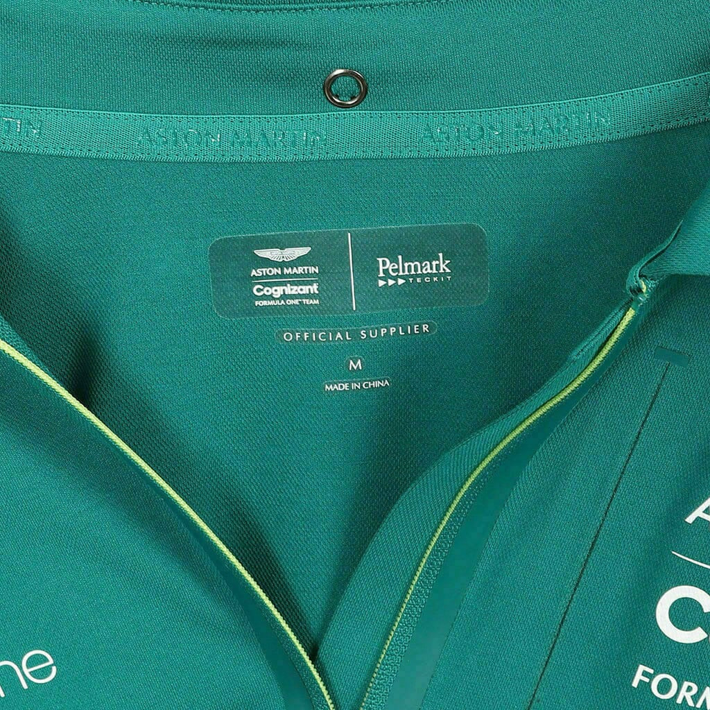 Aston Martin Cognizant F1 2022 Men's Team Polo Shirt- Green Polos Sea Green
