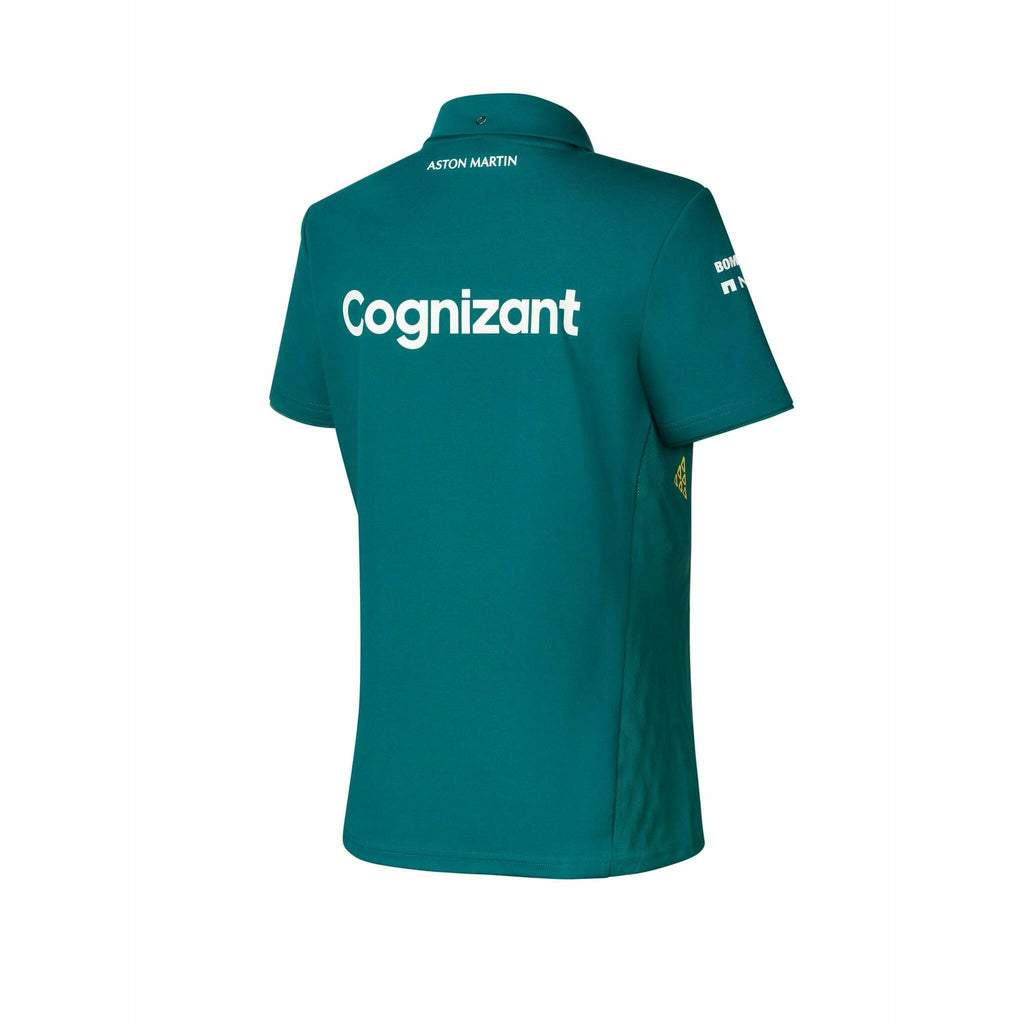 Aston Martin Cognizant F1 2022 Women's Team Polo Shirt- Green Polos Dark Slate Gray