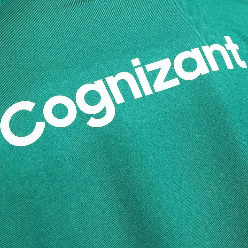Aston Martin Cognizant F1 2022 Men's Team Mid Layer Jacket- Green Jackets Light Sea Green