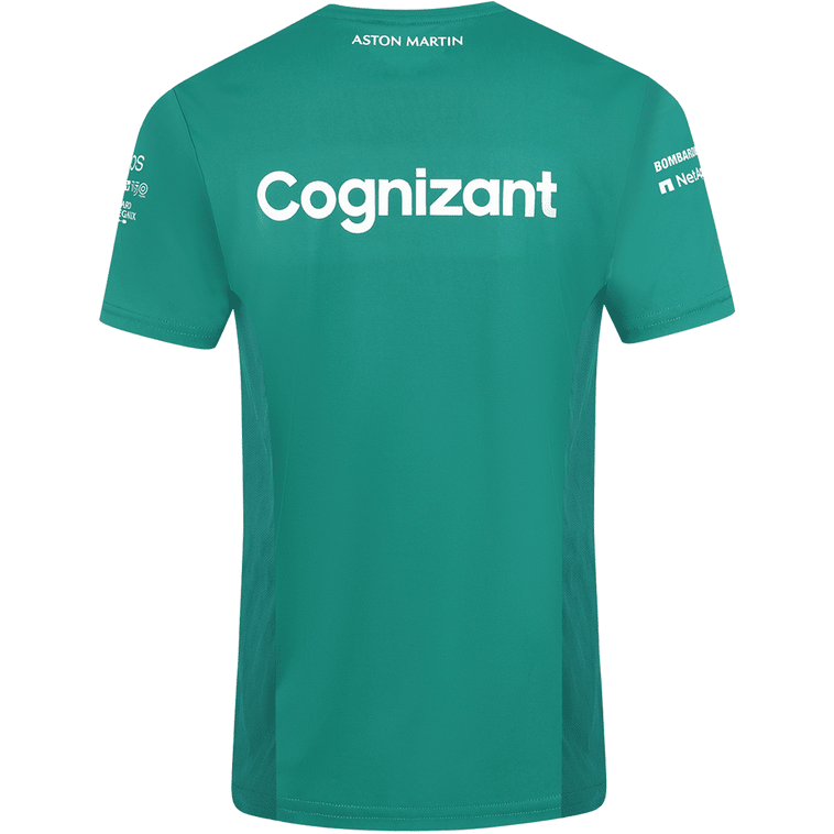 Aston Martin Cognizant F1 2022 Kids Team T-Shirt- Youth Green T-shirts Dark Cyan