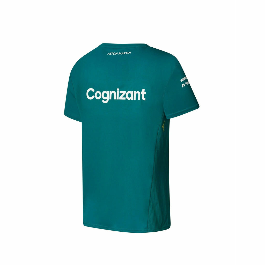 Aston Martin Cognizant F1 2022 Women's Team T-Shirt- Green T-shirts Dark Cyan