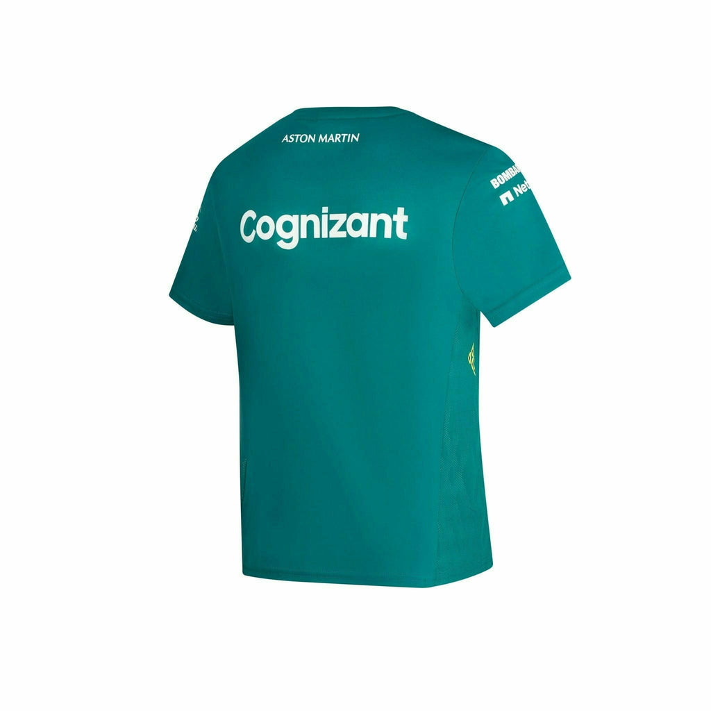 Aston Martin Cognizant F1 2022 Kids Team T-Shirt- Youth Green T-shirts Dark Cyan
