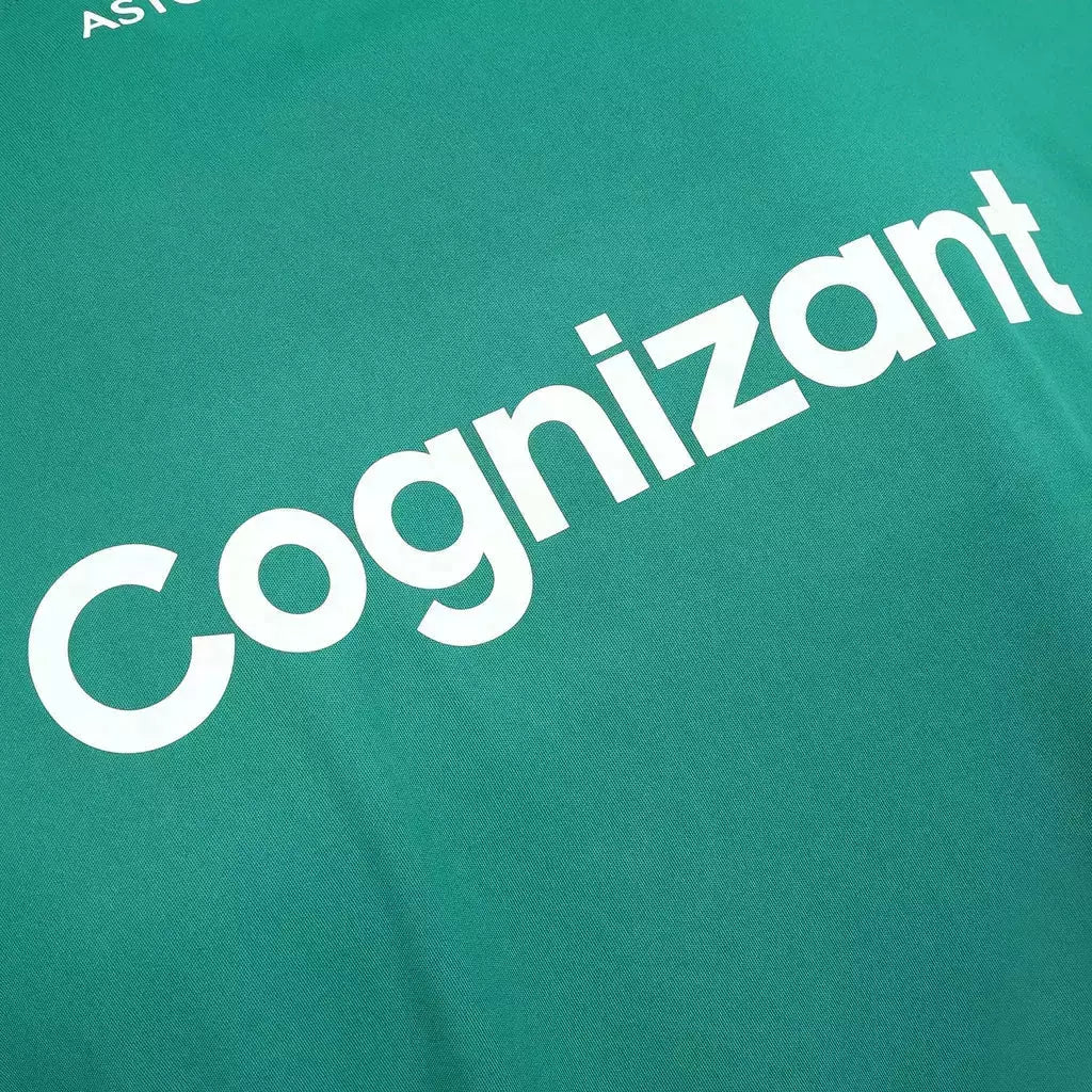 Aston Martin Cognizant F1 2022 Men's Lance Stroll Driver T-Shirt- Green T-shirts Dark Cyan