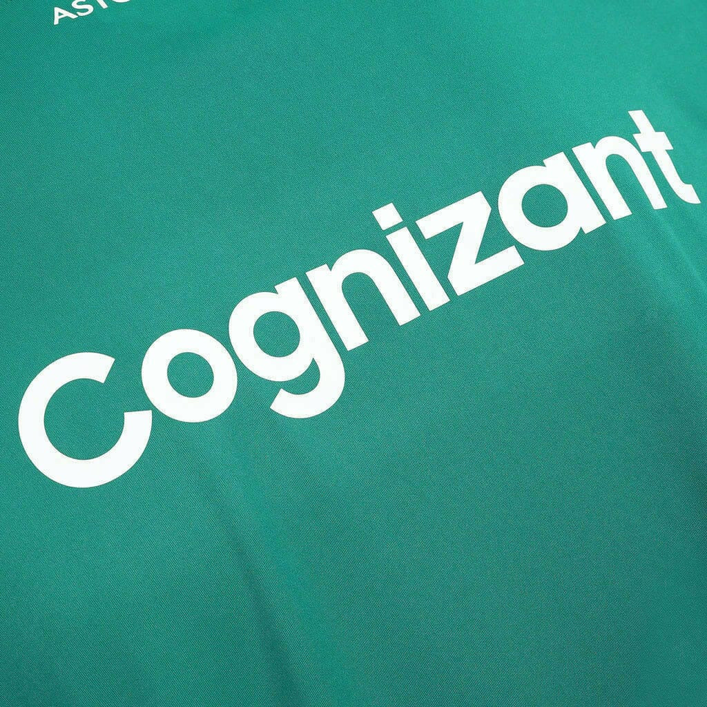 Aston Martin Cognizant F1 2022 Men's Sebastian Vettel Team T-Shirt- Green T-shirts Dark Cyan