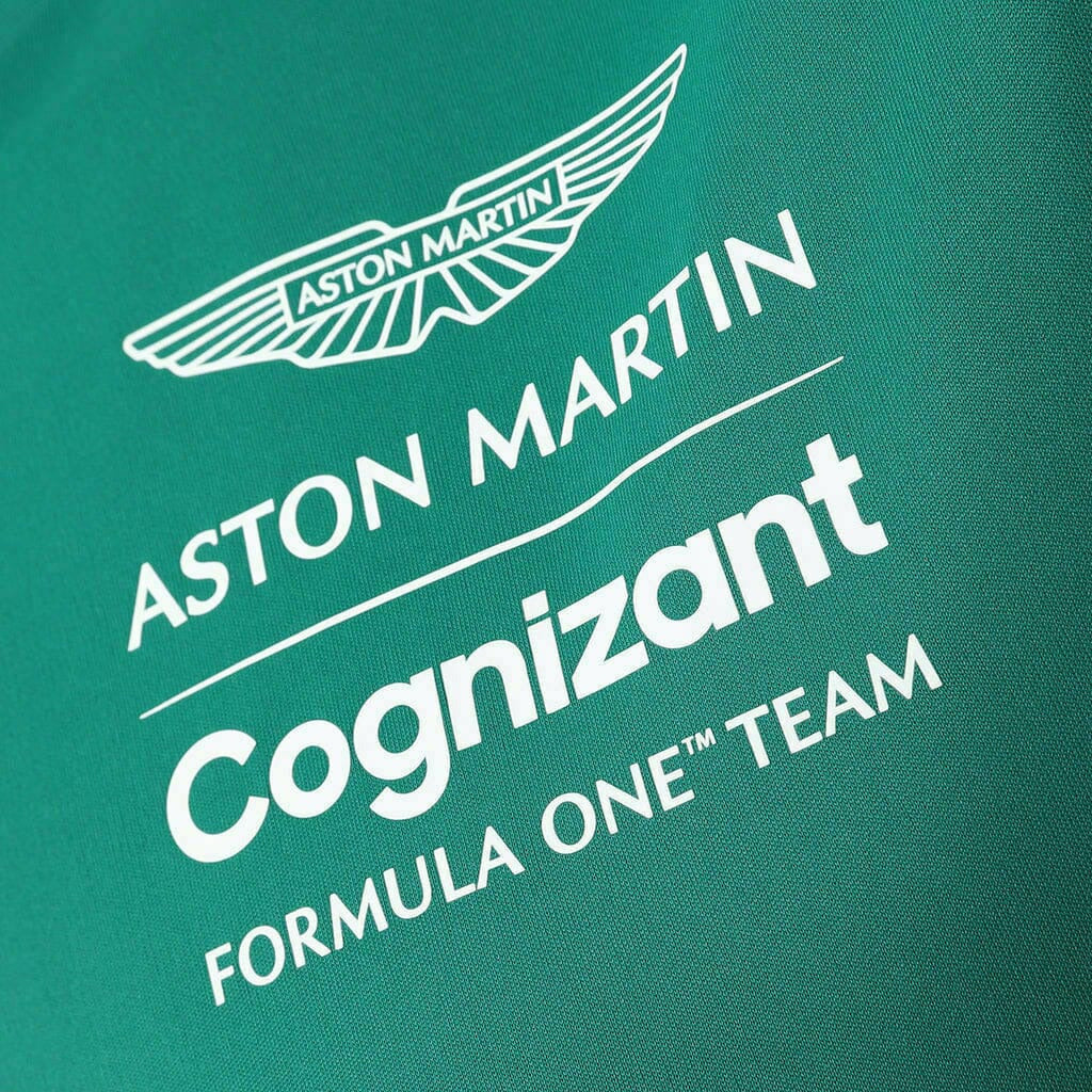 Aston Martin Cognizant F1 2022 Men's Sebastian Vettel Team T-Shirt- Green T-shirts Sea Green