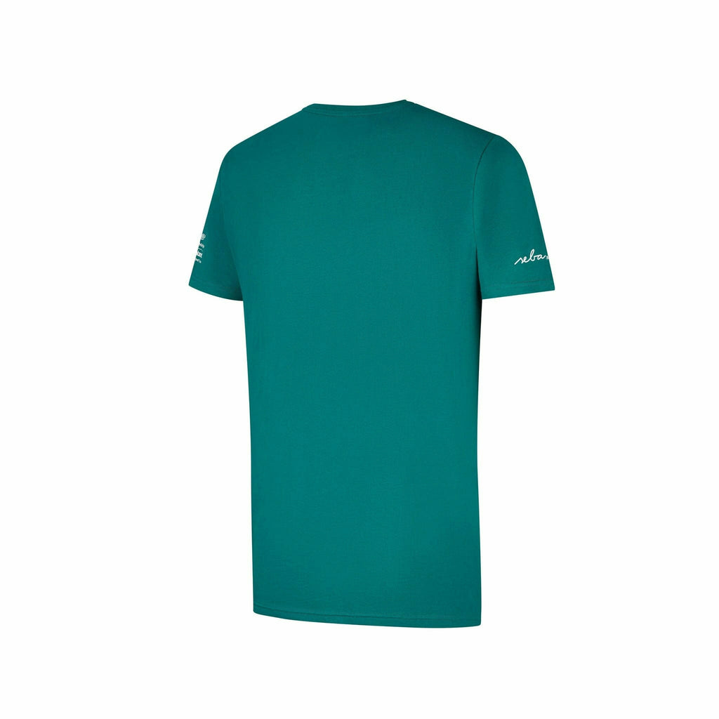 Aston Martin F1 Sebastian Vettel Men's T-Shirt T-shirts Dark Cyan