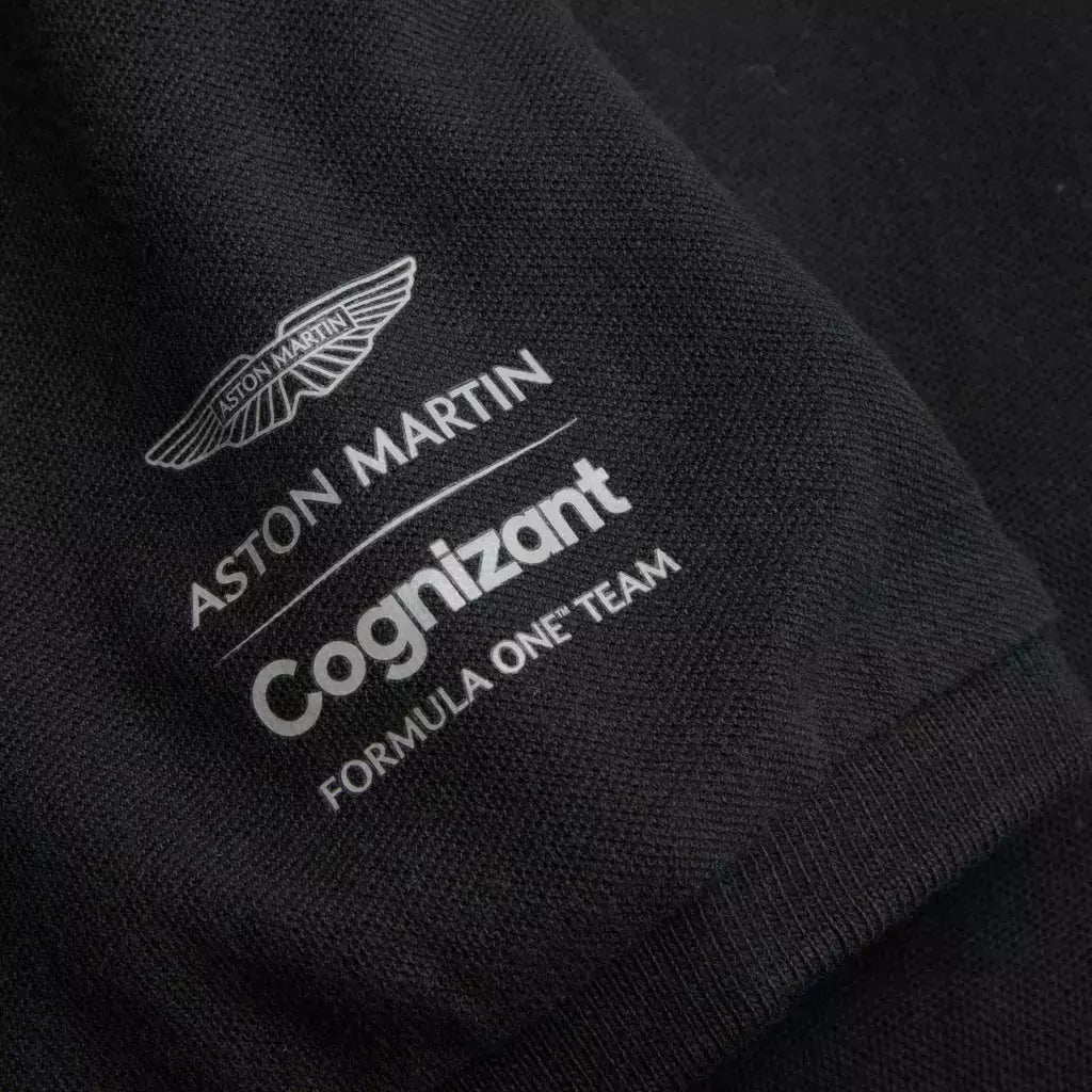 Aston Martin F1 Lance Stroll Polo Shirt Polos Black