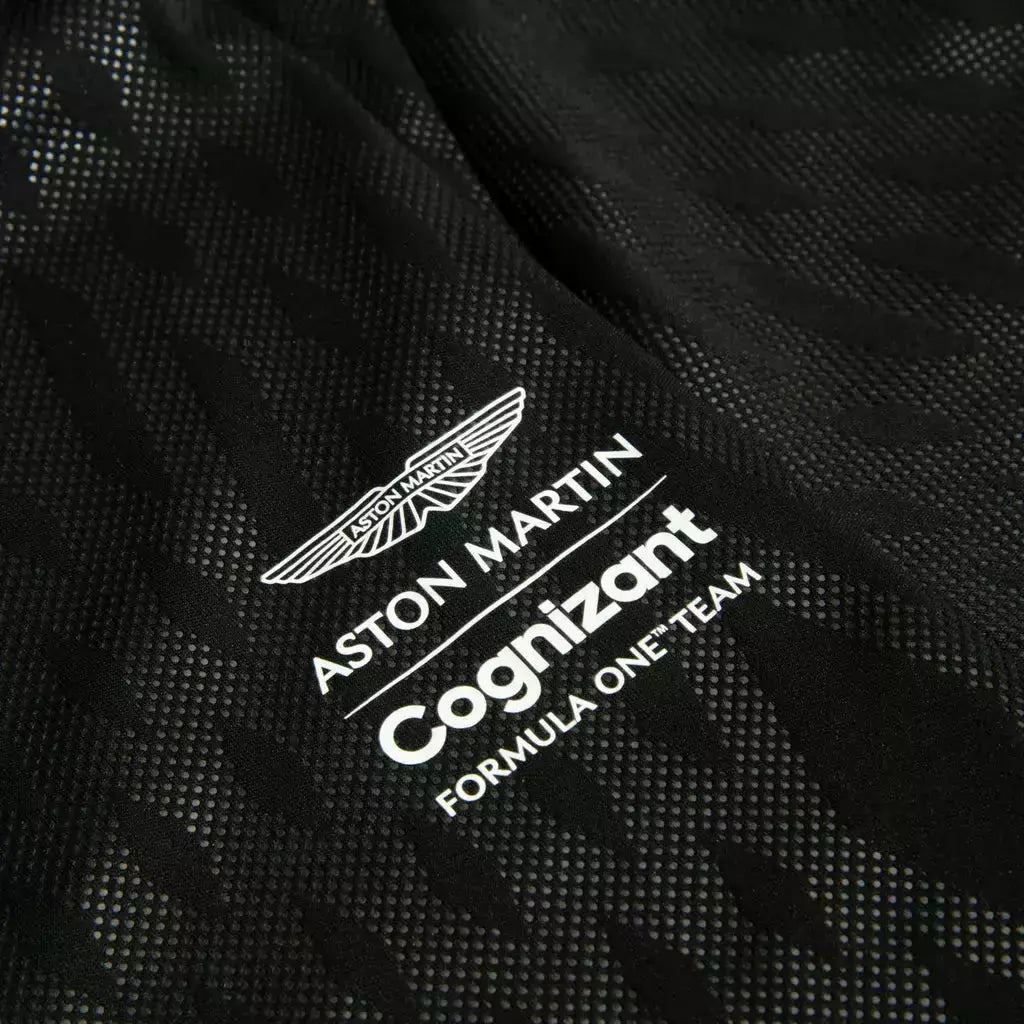 Aston Martin Cognizant F1 Men's Lifestyle Technical T-Shirt T-shirts Black