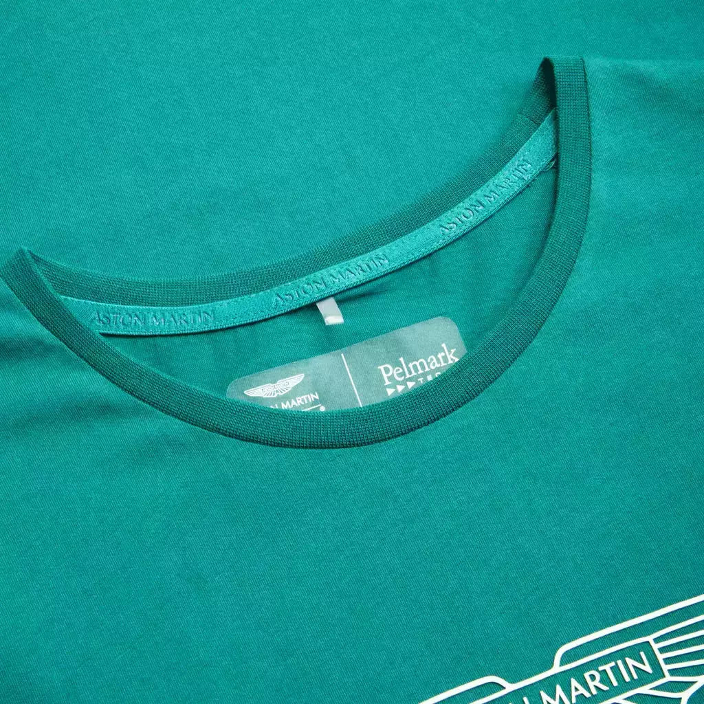 Aston Martin Cognizant F1 Men's Lifestyle T-Shirt T-shirts Dark Cyan