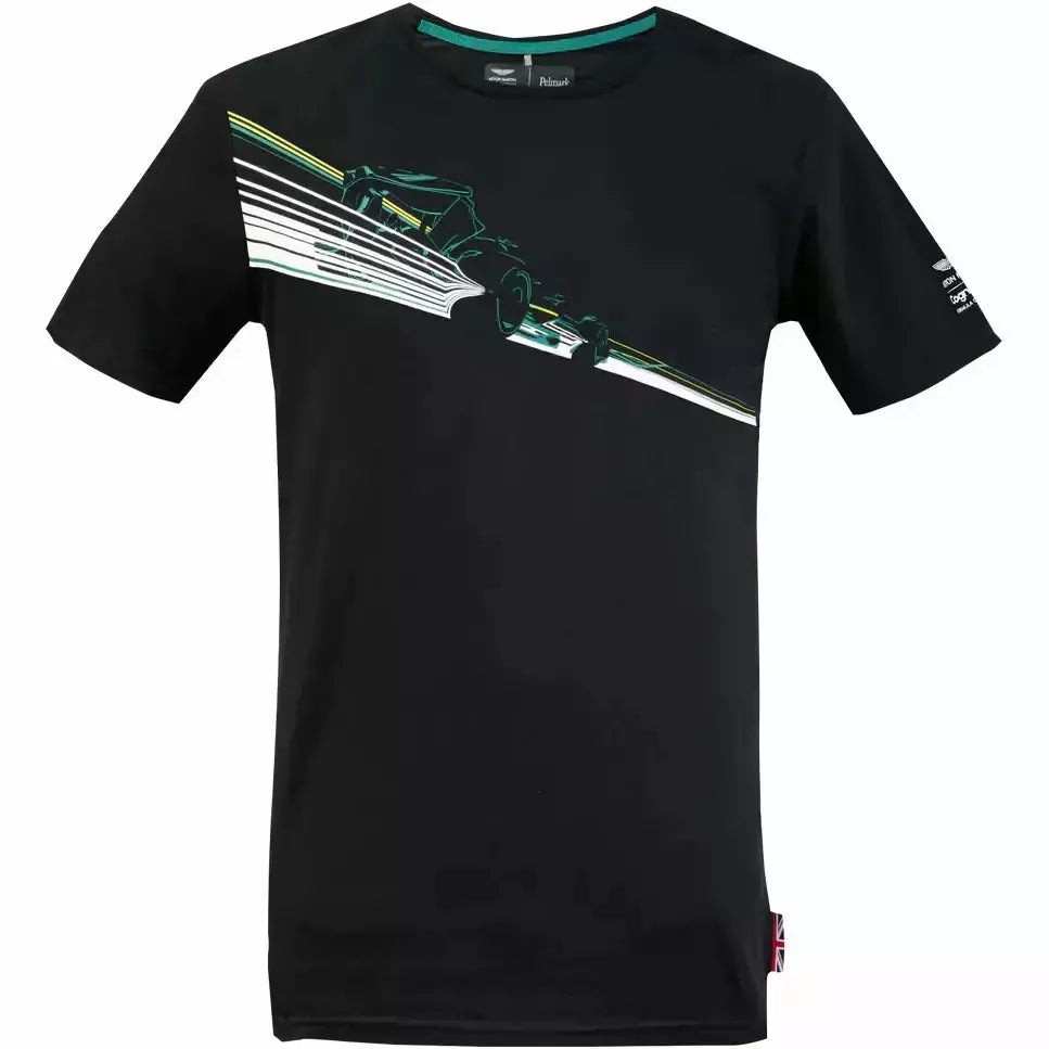 Aston Martin Cognizant F1 Lifestyle Graphic T-Shirt T-shirts Black