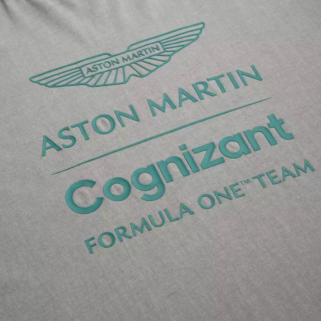 Aston Martin Cognizant F1 Men's Lifestyle T-Shirt T-shirts Dark Gray