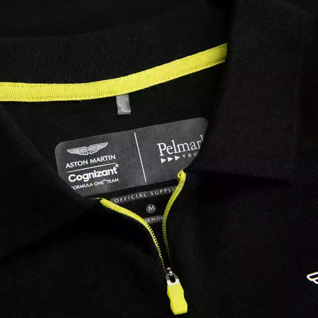 Aston Martin Cognizant F1 Lifestyle Polo Shirt Polos Black