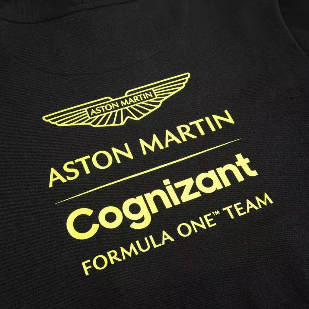 Aston Martin F1 Kids Lifestyle Hoody Hoodies Black
