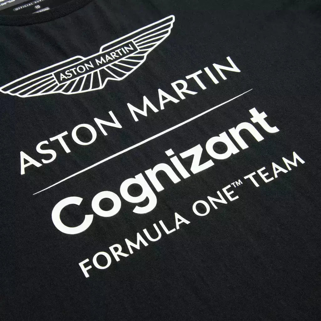 Aston Martin Cognizant F1 Kids Lifestyle T-Shirt T-shirts Dark Slate Gray