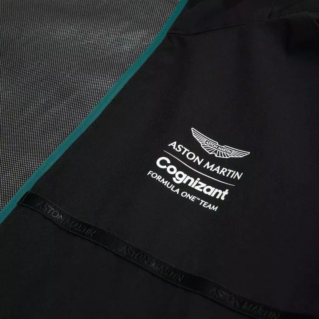 Aston Martin Cognizant F1 Lifestyle Rain Jacket Jackets Black