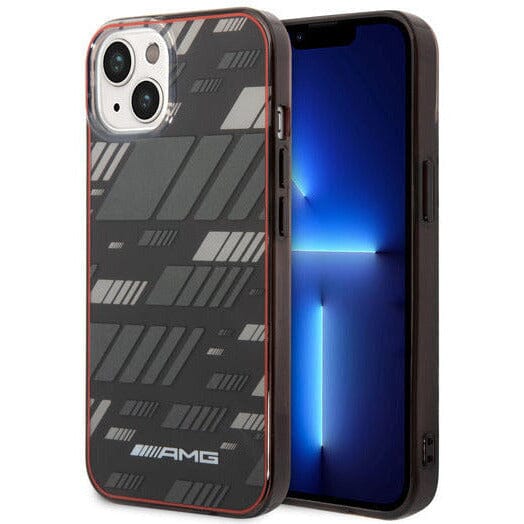 Mercedes-AMG Petronas PC/TPU BLACK TRANSPARENT DOUBLE LAYER CASE - iPhone 14 Phone Cases Dark Slate Gray