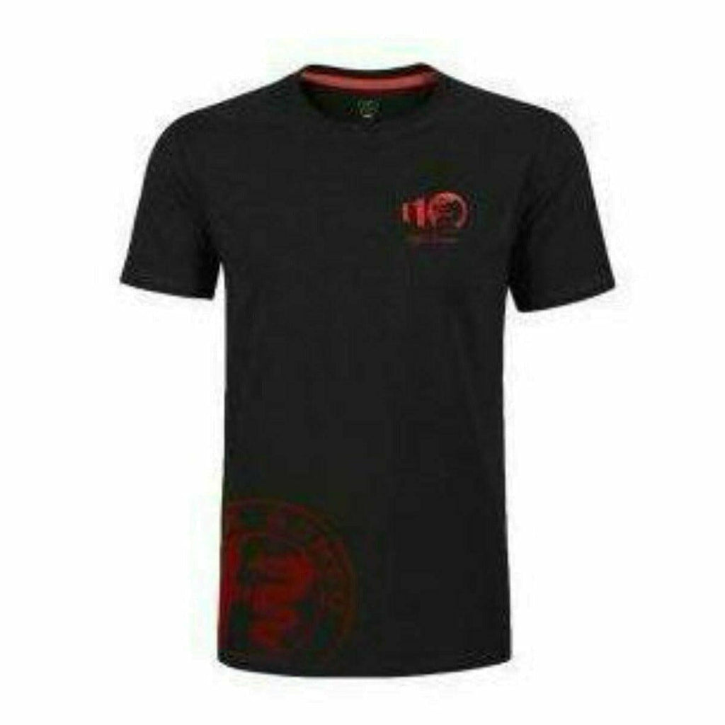 Alfa Romeo Racing F1 Men's 110th Anniversary Metallic T-Shirt  - Black/White T-shirts Black