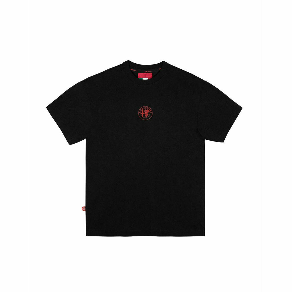 Alfa Romeo Racing Men's DNA Small Logo T-Shirt T-shirts Black