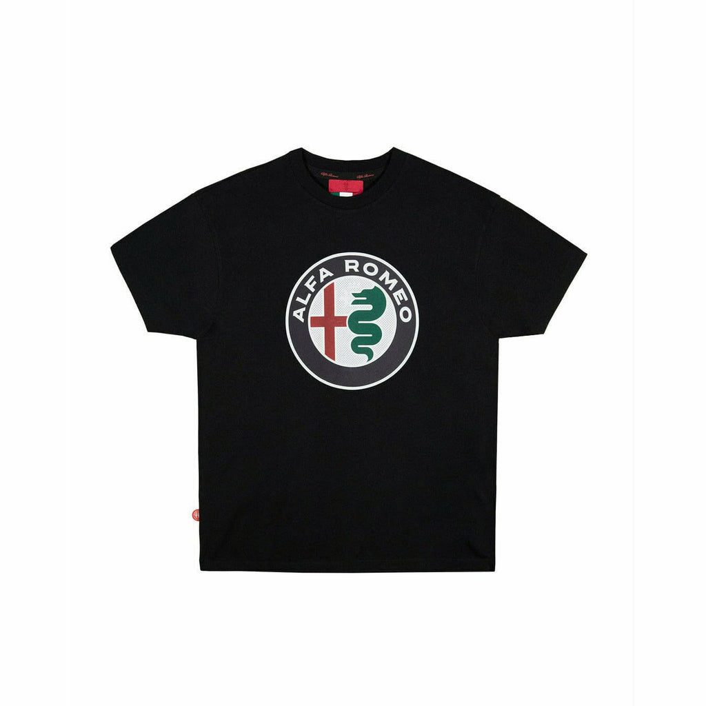Alfa Romeo Racing Men's Classic Large Logo T-Shirt T-shirts Black