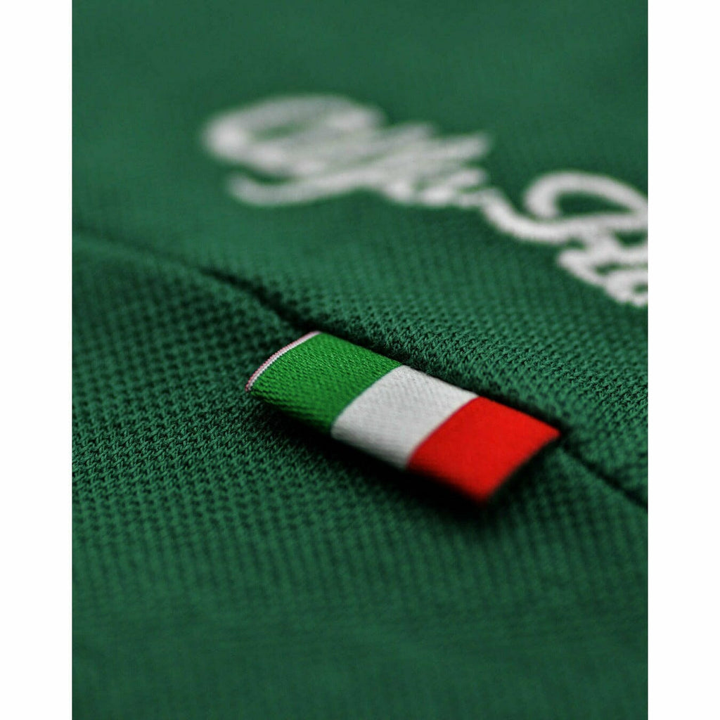 Alfa Romeo Racing Men's Small Serpent Logo Polo Shirt Polos Dark Slate Gray