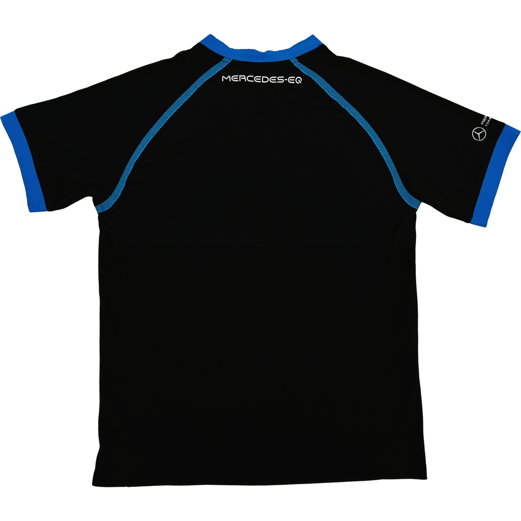 Mercedes Benz EQ Formula E S8 Women's Technical T-Shirt - Black/White T-shirts Black