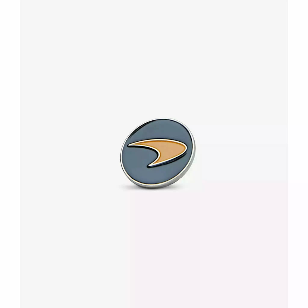 McLaren F1 Circular Speedmark Pin Badge Pins White Smoke