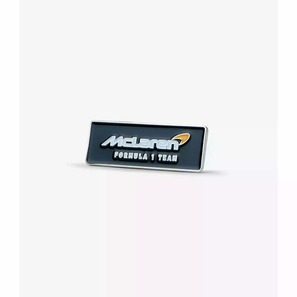 McLaren F1 Rectangular Pin Badge Pins White Smoke