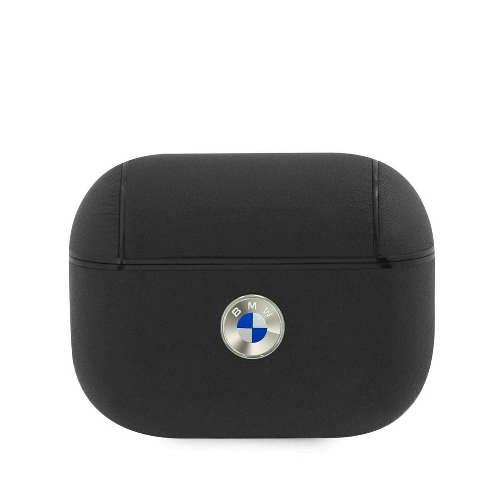 BMW Motorsports Leather Airpod Pro Cover  -Black/Navy Phone Cases Dark Slate Gray