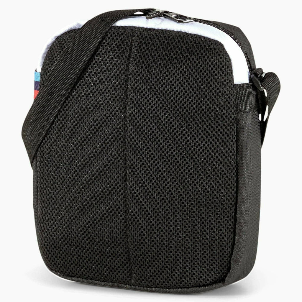 BMW Motorsport PUMA Lifestyle Portable Bag, White Bags White Smoke