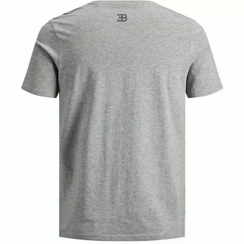 Bugatti Men's Macaron T-Shirt Blue/Gray T-shirts Dark Gray