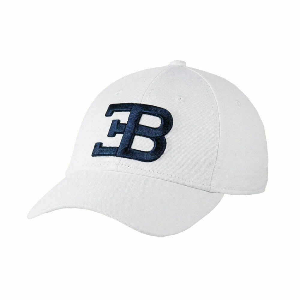 Bugatti Collection EB Hat with Embroidered Blue Hats Light Gray