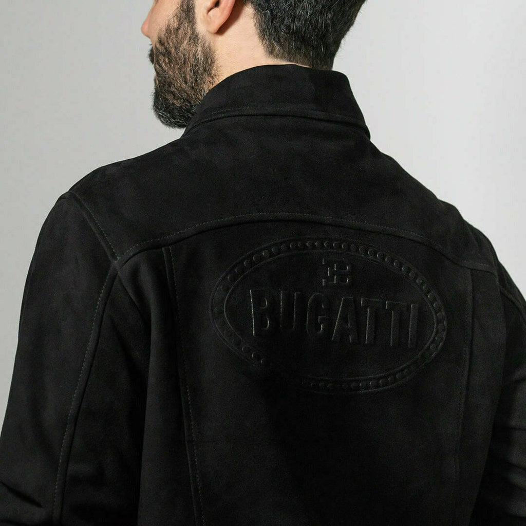 Bugatti Men's Heritage Classic Suede Jacket Jackets Black